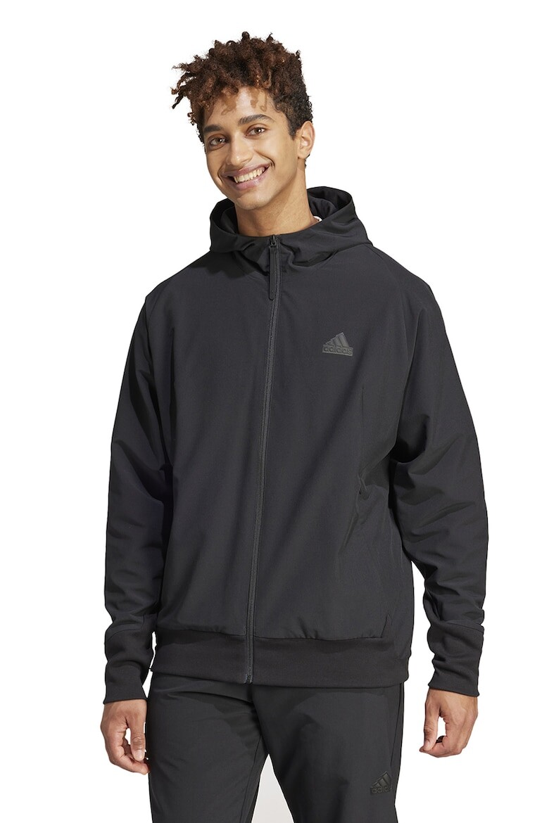 

Zne толстовка свободного кроя на молнии Adidas Sportswear, черный