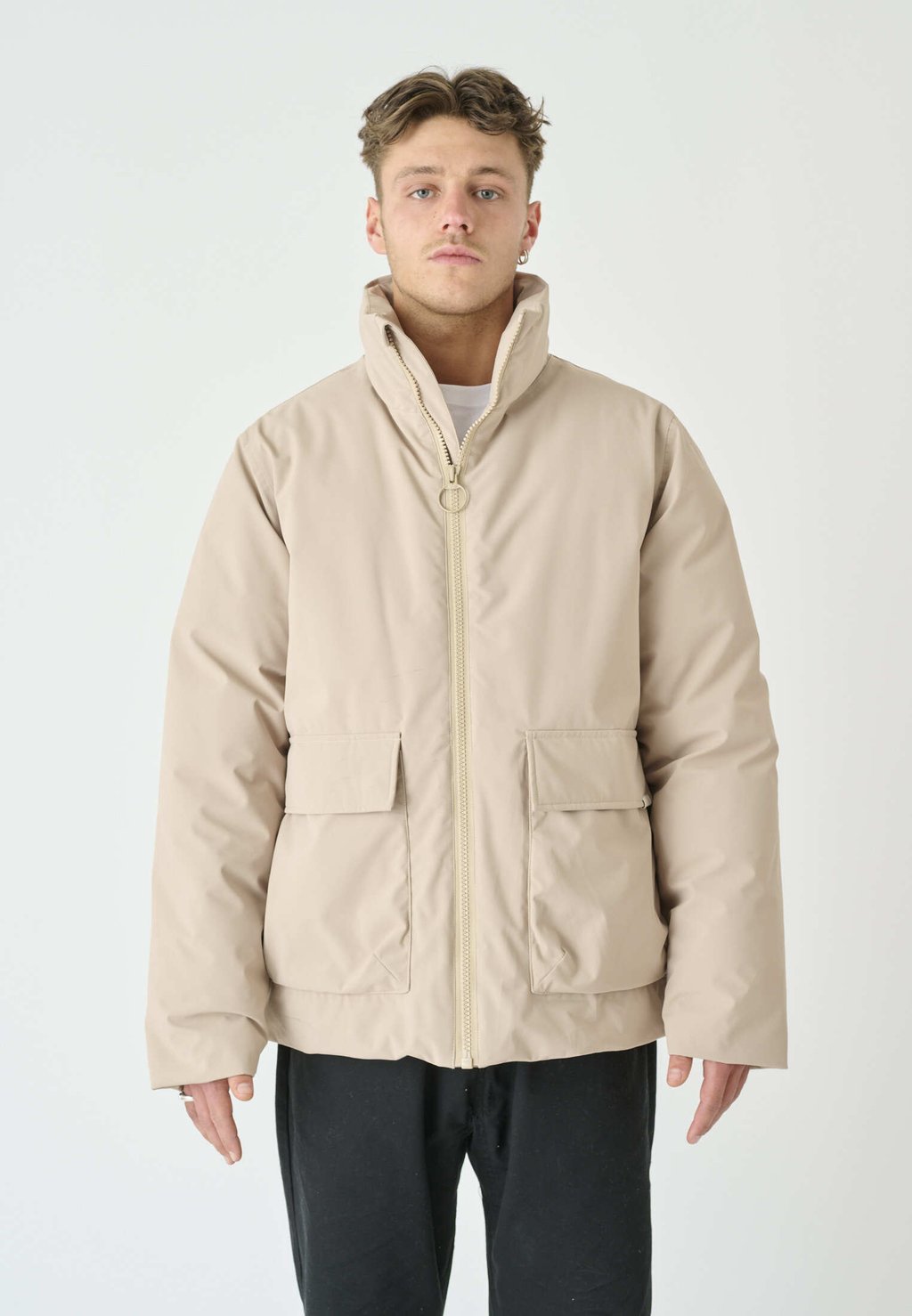 Зимняя куртка Cleptomanicx, бежевый цена и фото