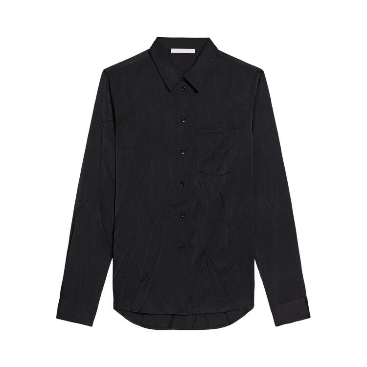 

Рубашка Helmut Lang Crushed Classic Shirt, черный