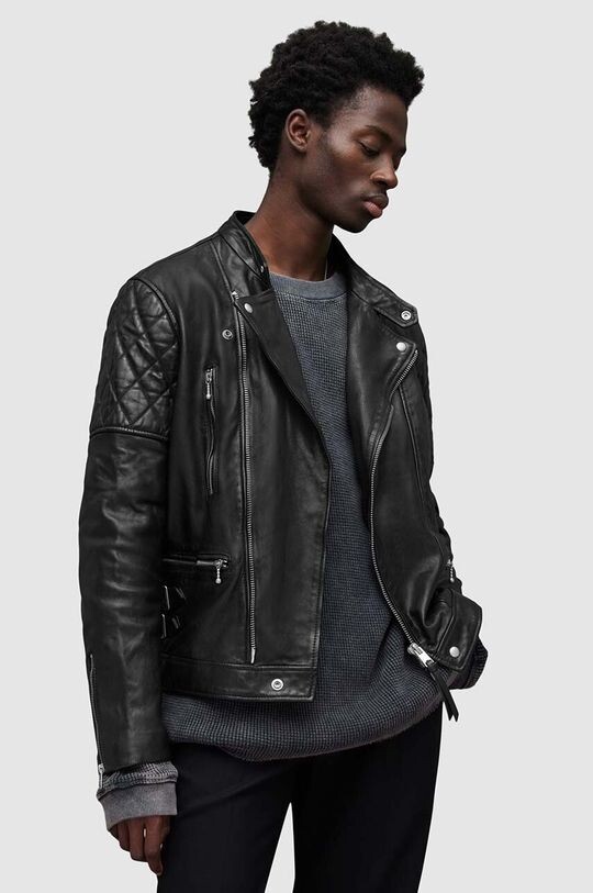 

Кожаная куртка Уитсон AllSaints, черный
