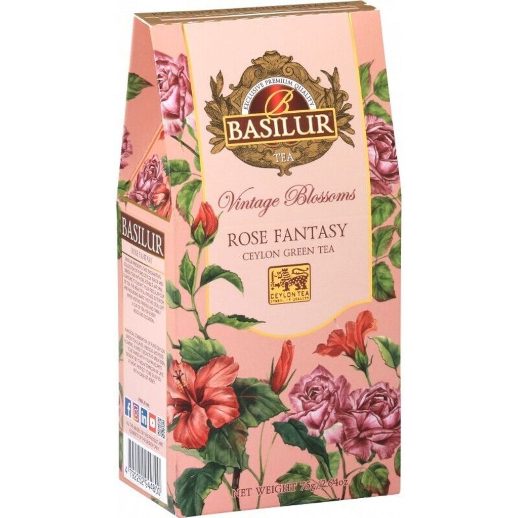 

Сумка Basilur VINTAGE BLOSSOMS ROSE FANTASY 75 г
