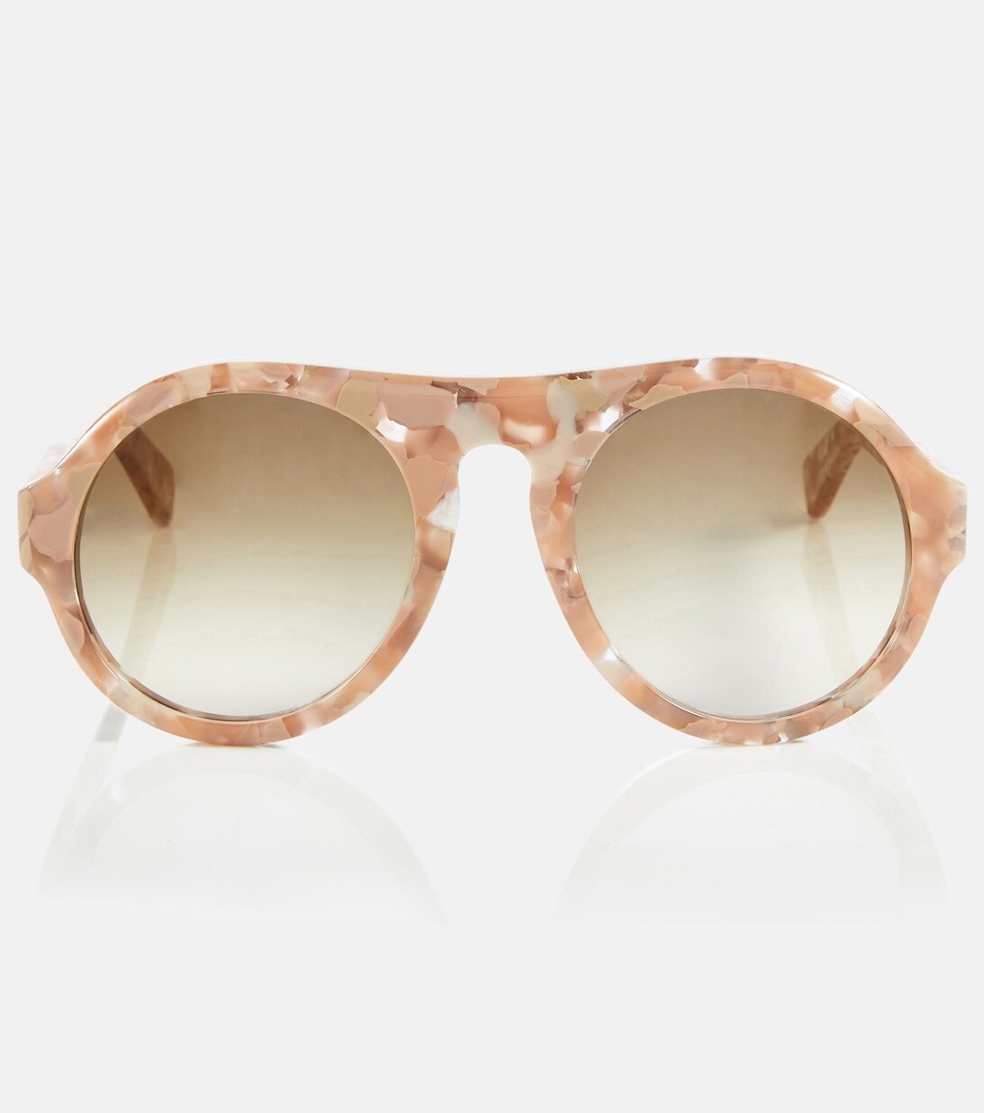 

Солнцезащитные очки в круглой оправе Chloé, нейтральный