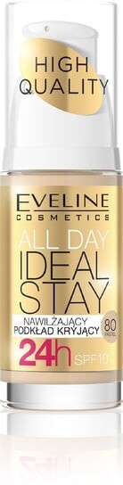 

Увлажняющая покрывающая основа 80 Pastel, SPF 10, 30 мл Eveline Cosmetics, All Day Ideal Stay