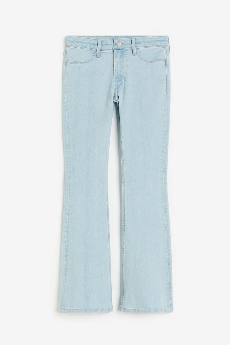 

Расклешенные низкие джинсы H&M, синий
