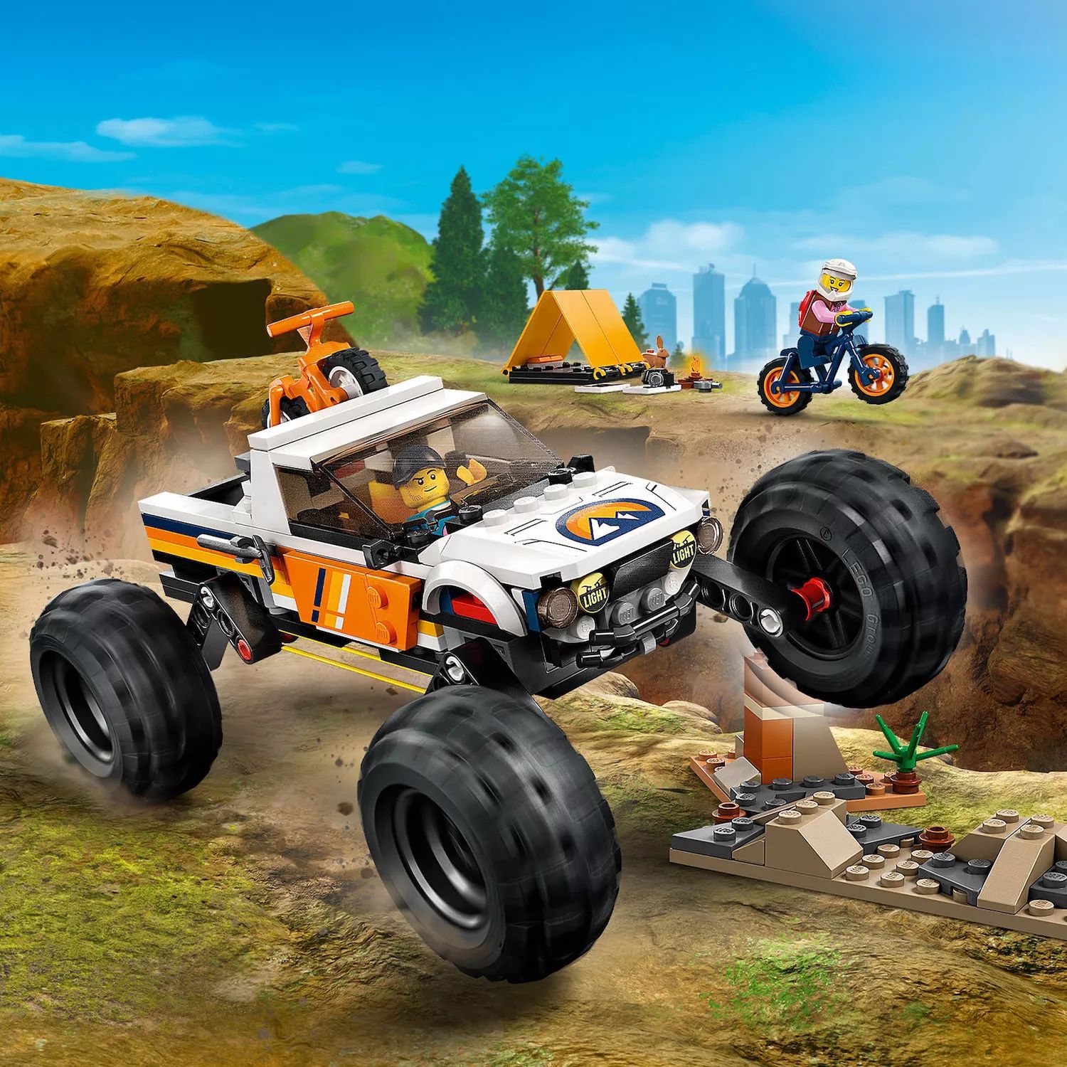 LEGO City 4x4 Off-Roader Adventures (60387) Набор строительных игрушек LEGO
