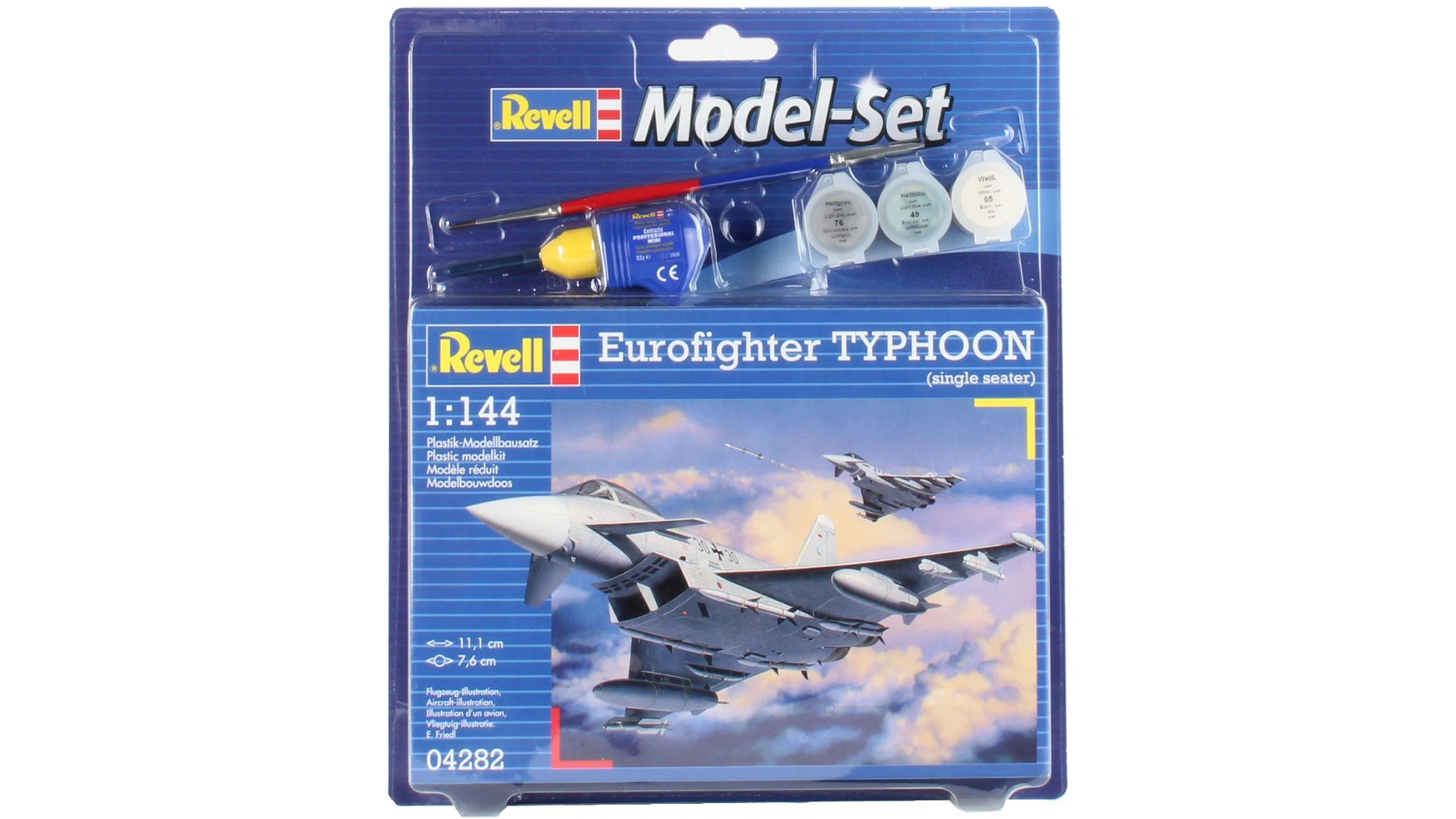 Revell Набор моделей Eurofighter Typhoon revell eurofighter typhoon 64282 1 144