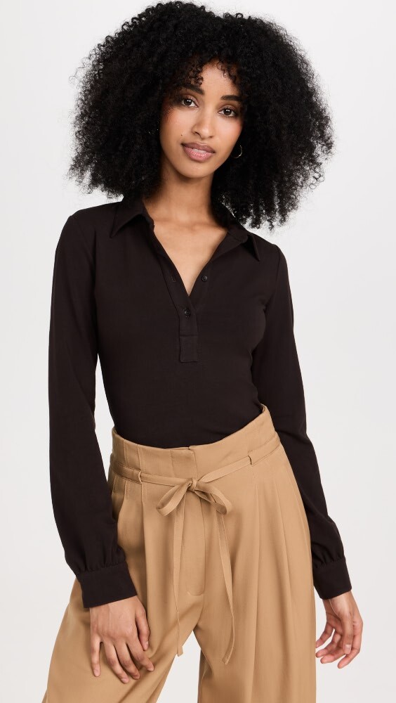 

Рубашка Sablyn Rebecca Button Henley