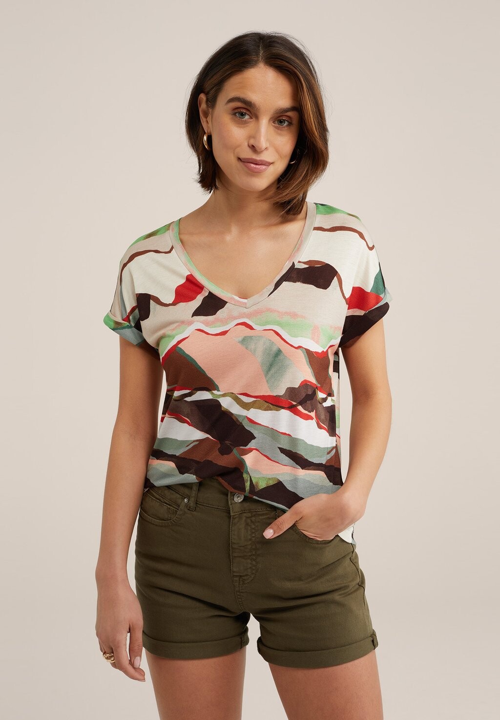 

Футболка с принтом WE Fashion, цвет green