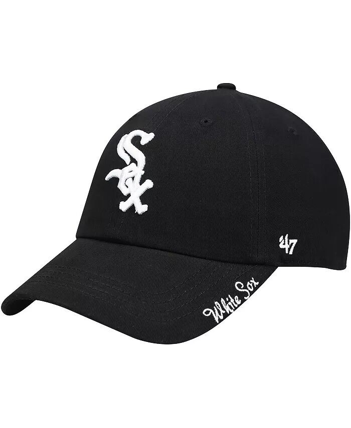 

Женская регулируемая кепка черного цвета Chicago White Sox Team Miata 2047 года '47 Brand, черный