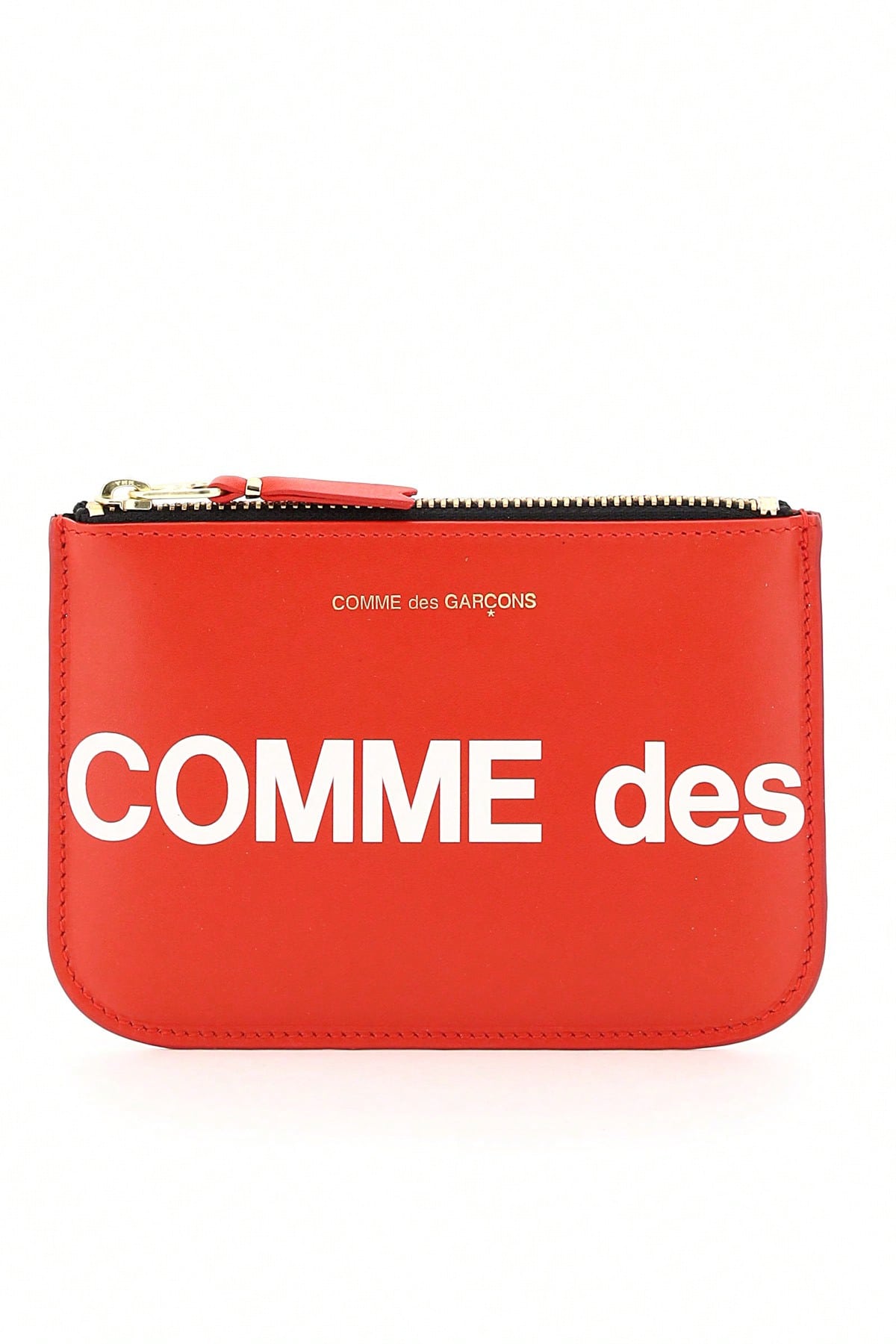 Большой кошелек с логотипом Comme Des Garcons, красный большой кошелек с логотипом comme des garcons черный