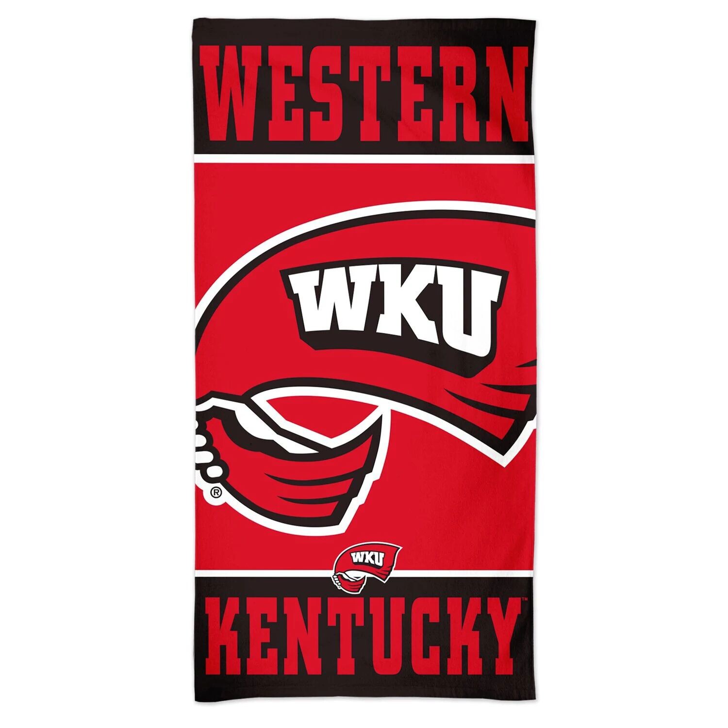 

Пляжное полотенце Spectra WinCraft Western Kentucky Hilltoppers 30 x 60 дюймов