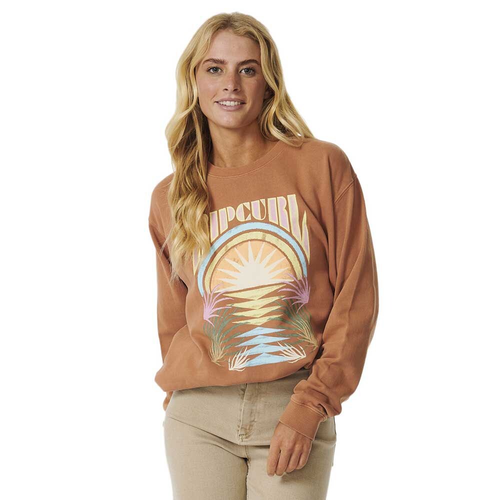 

Толстовка Rip Curl Glow Relaxed, коричневый