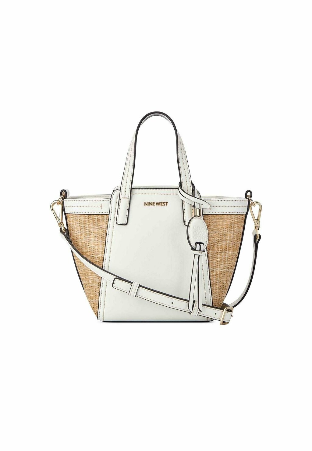 

Сумка Nine West с плетеными вставками, белый