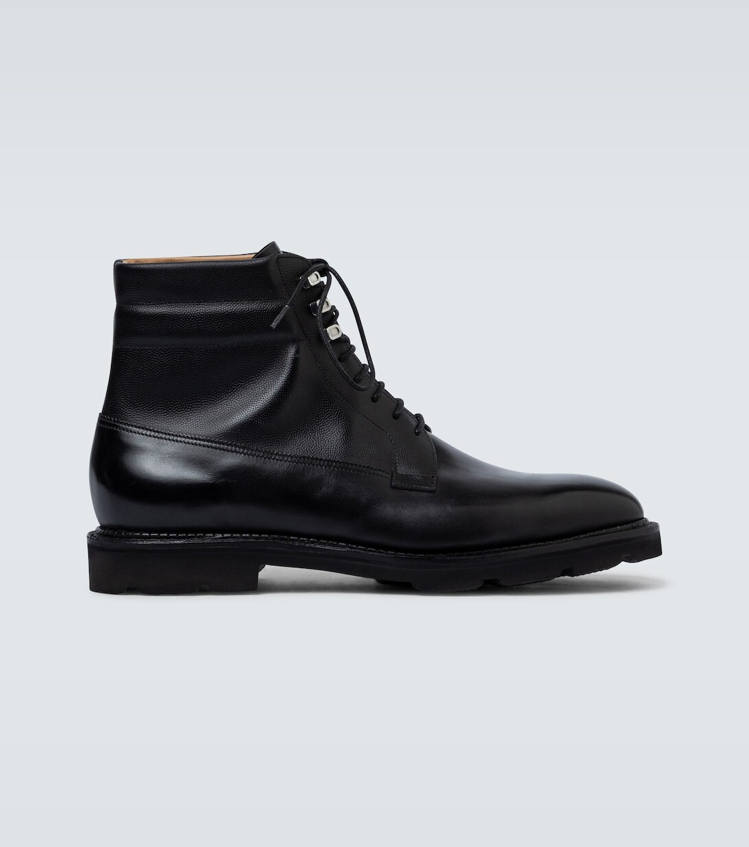 

Сапоги из кожи ольхи John Lobb, черный