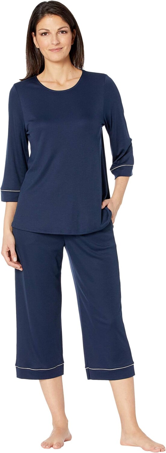 

Пижама Natural Comfort с рукавами 3/4 Hanro, цвет Deep Navy
