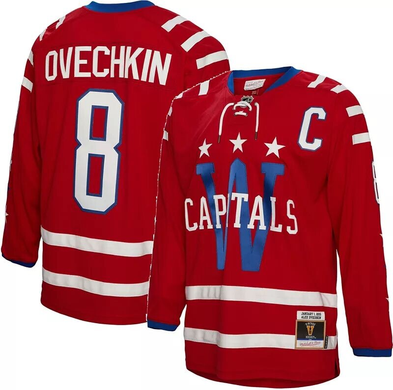 

Mitchell & Ness Вашингтон Кэпиталз Алекс Овечкин # 8 '15 Джерси Blue Line