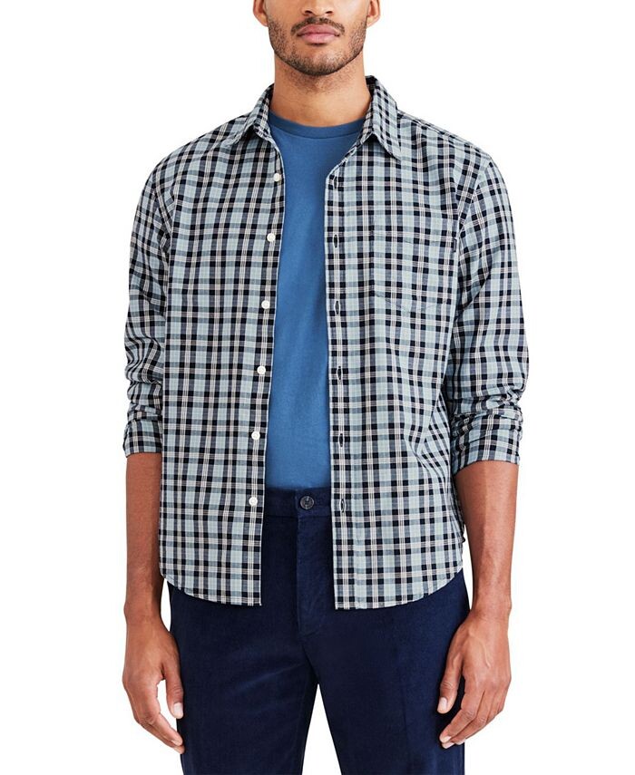 

Мужская оксфордская рубашка стандартного кроя Dockers, синий