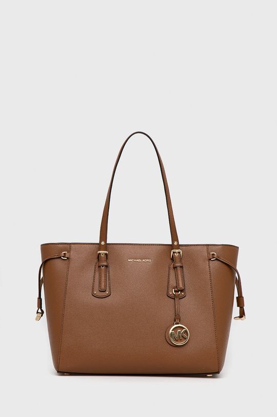 

Кожаная сумка 30Х7ГВ6Т8Л Michael Michael Kors, коричневый