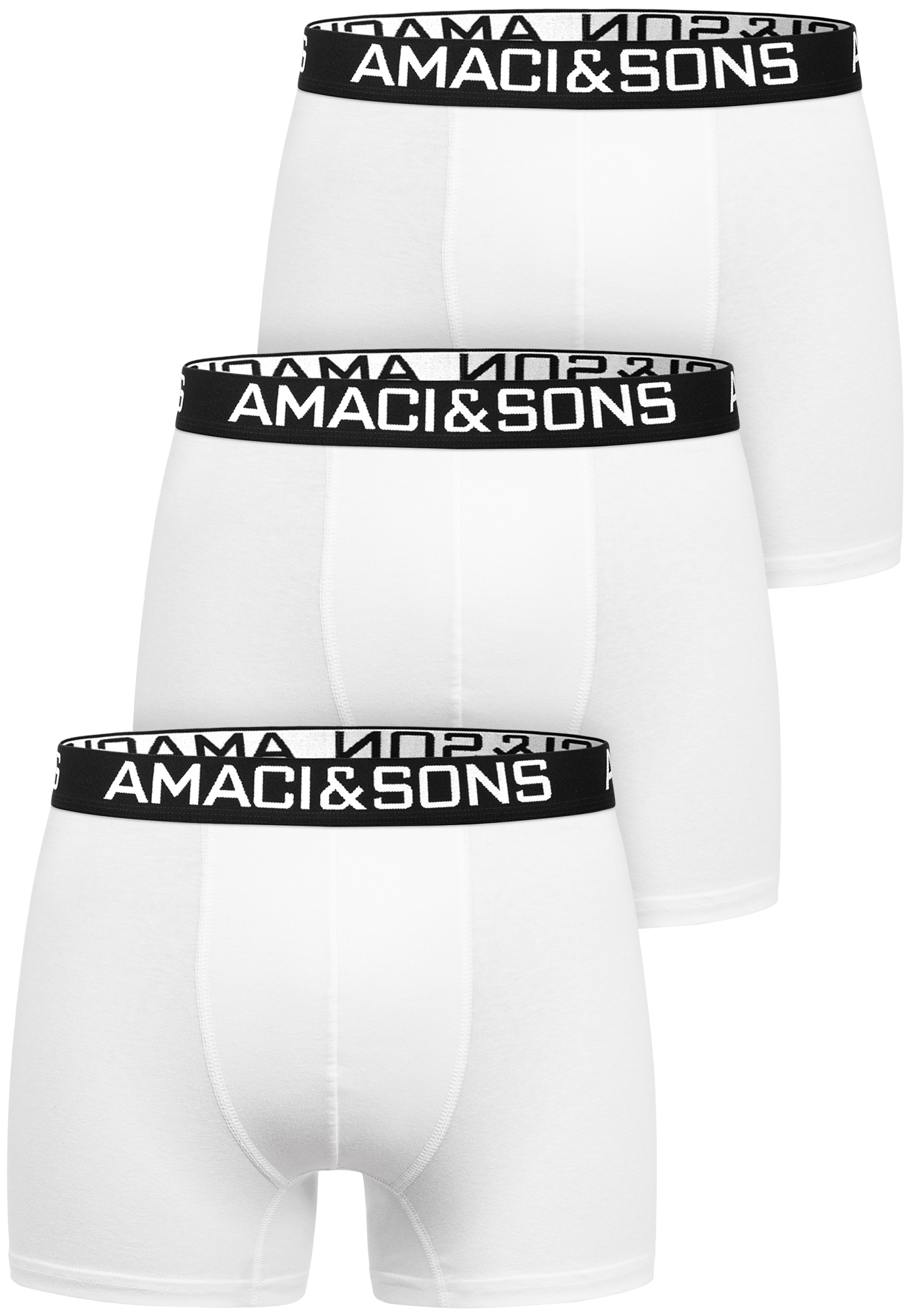 Боксеры Amaci&Sons 3 шт, белый