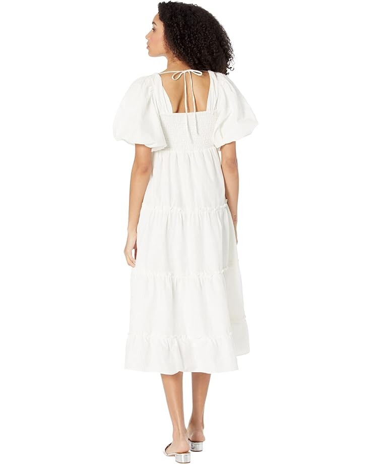 

Платье Show Me Your Mumu Odette Midi Dress, белый