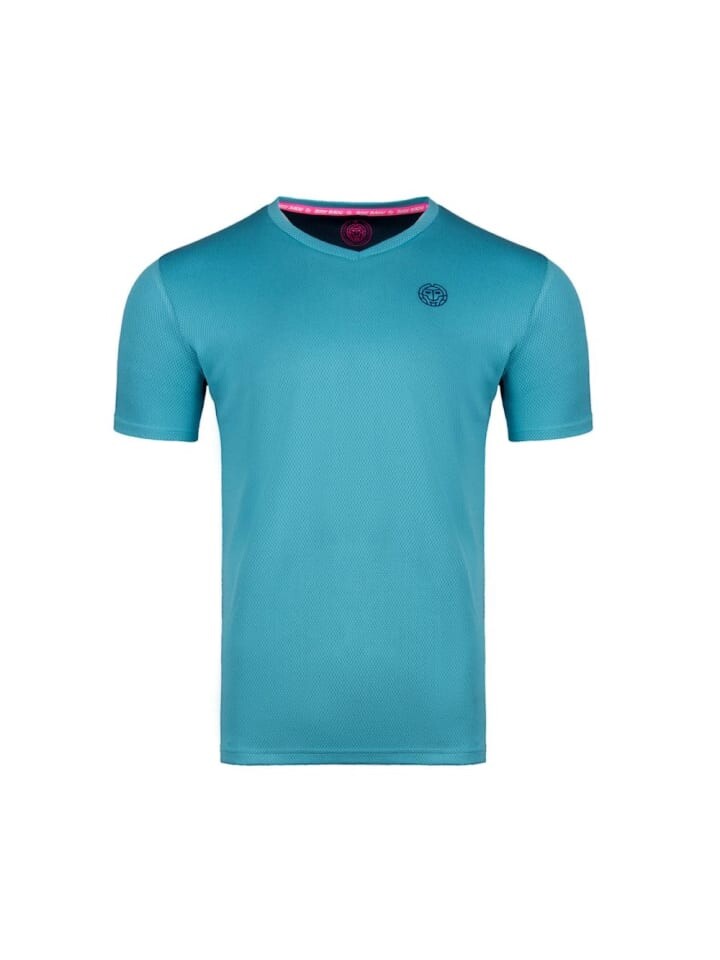 

Футболка BIDI BADU Ted Tech Tee aqua/dark blue, синий
