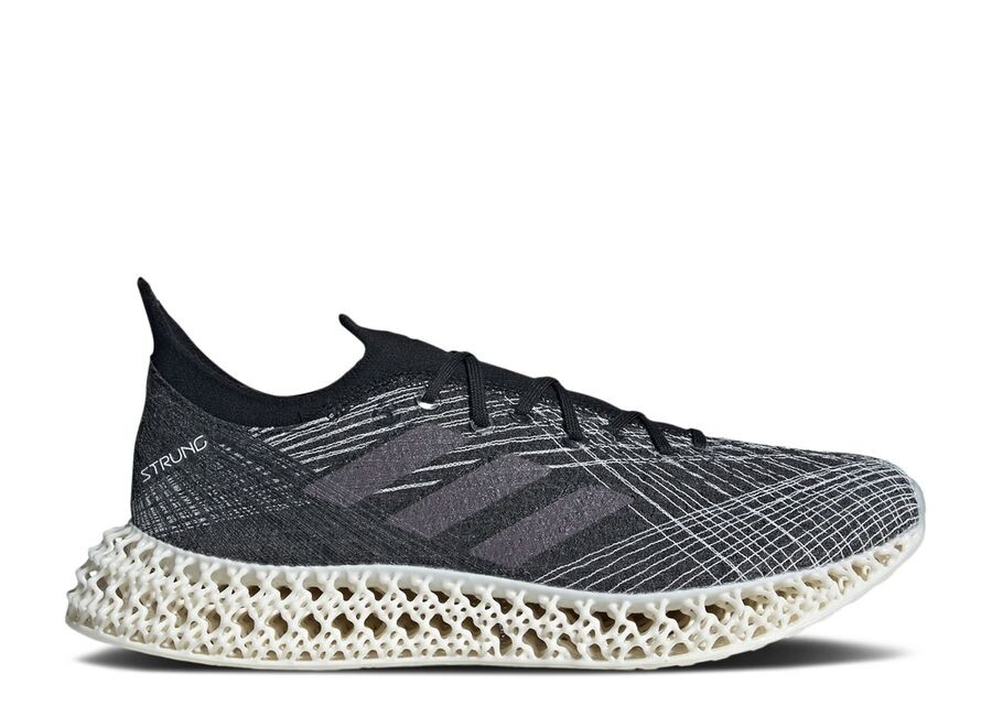 

Кроссовки adidas 4DFWD X Strung, цвет Black Grey White