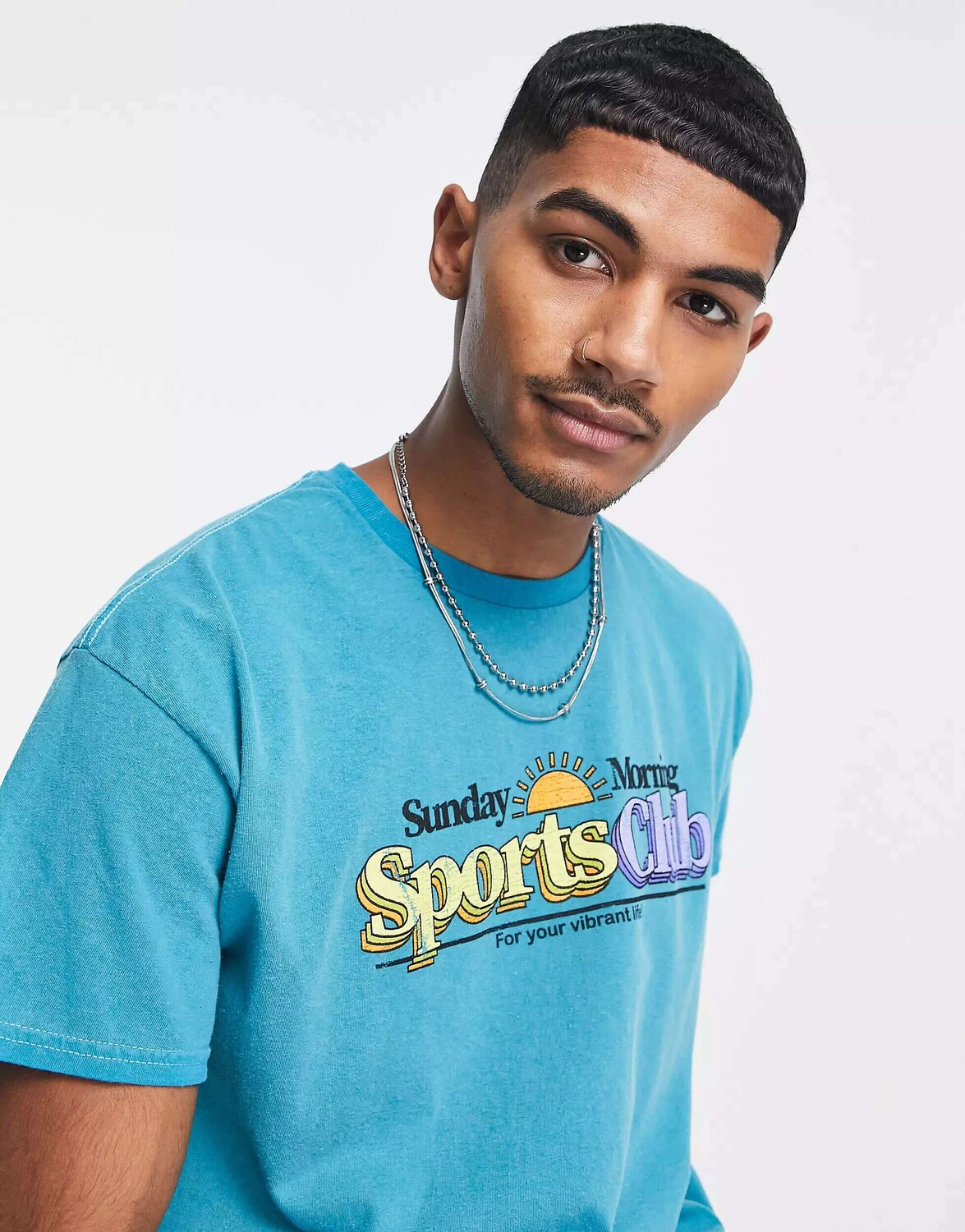 

Бирюзовая футболка спортивного клуба Vintage Supply, Зеленый