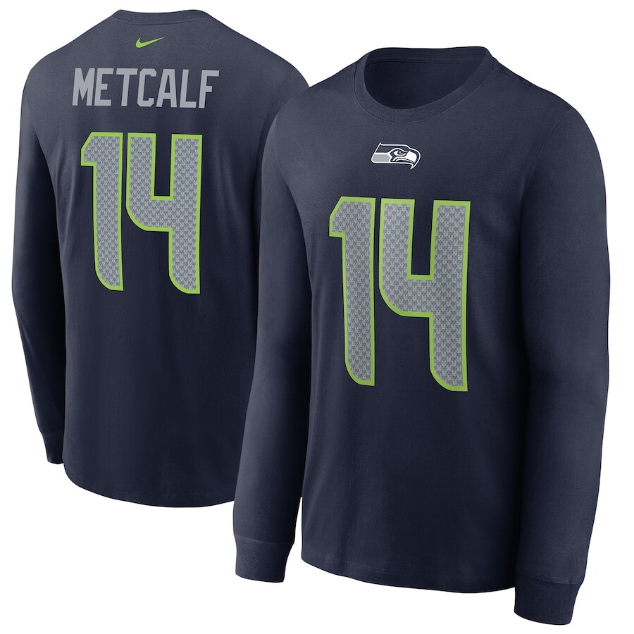 

Футболка с именем и номером Nike Seattle Seahawks, нави