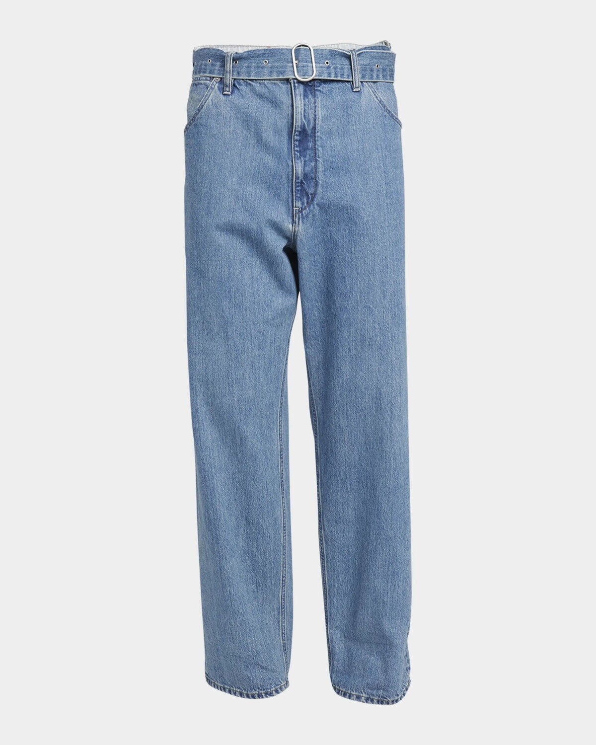 

Мужские джинсовые брюки с поясом Jil Sander, цвет Canard