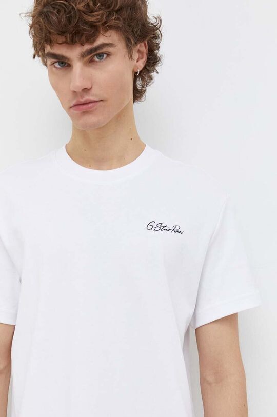 

Хлопковая футболка G-Star Raw, белый