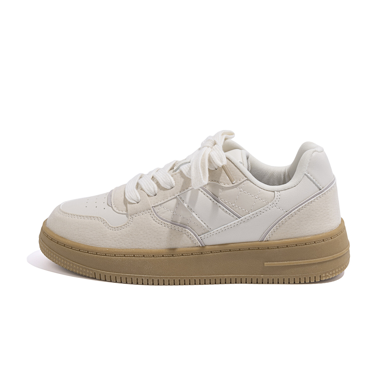 

Кроссовки HUANQIU Skateboarding Shoes Women's Low-top Beige, бежевый