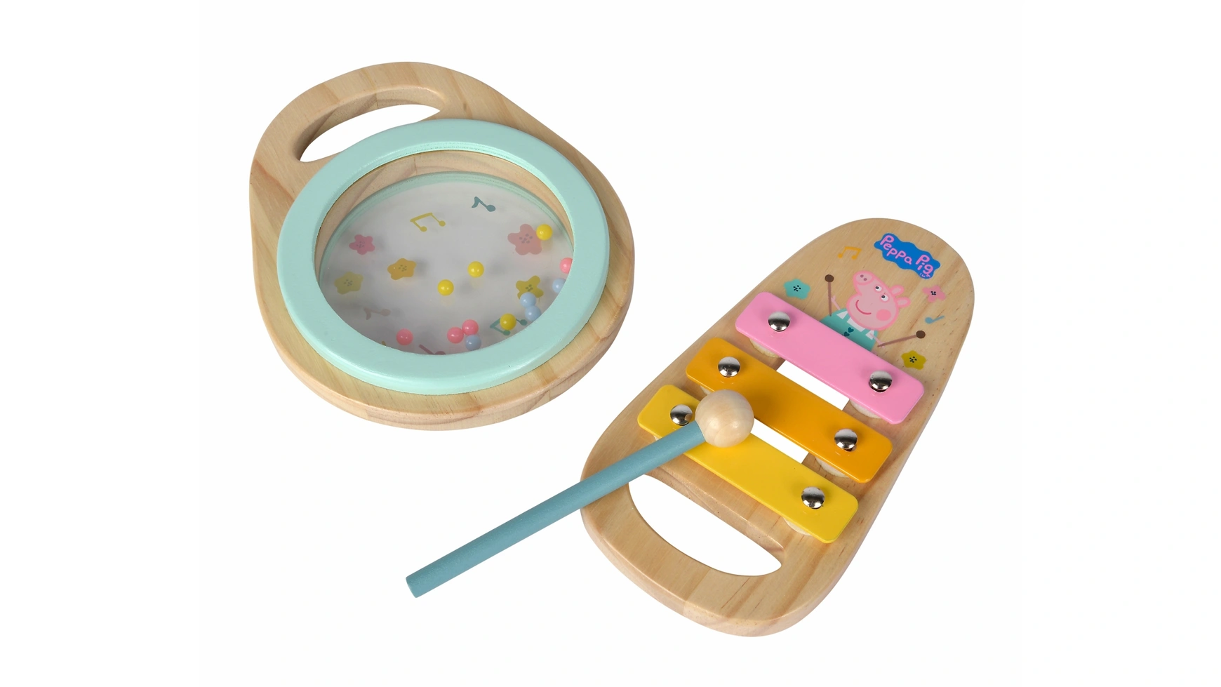Eichhorn Симба свинка пеппа деревянный музыкальный набор, 2 предмета игр наб сюрприз свинка пеппа