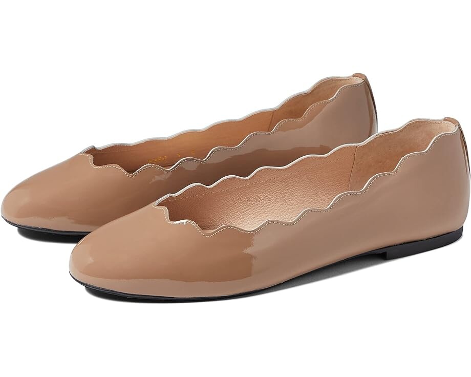 Балетки French Sole Jigsaw, цвет Taupe Patent балетки jigsaw french sole цвет camel moscow suede