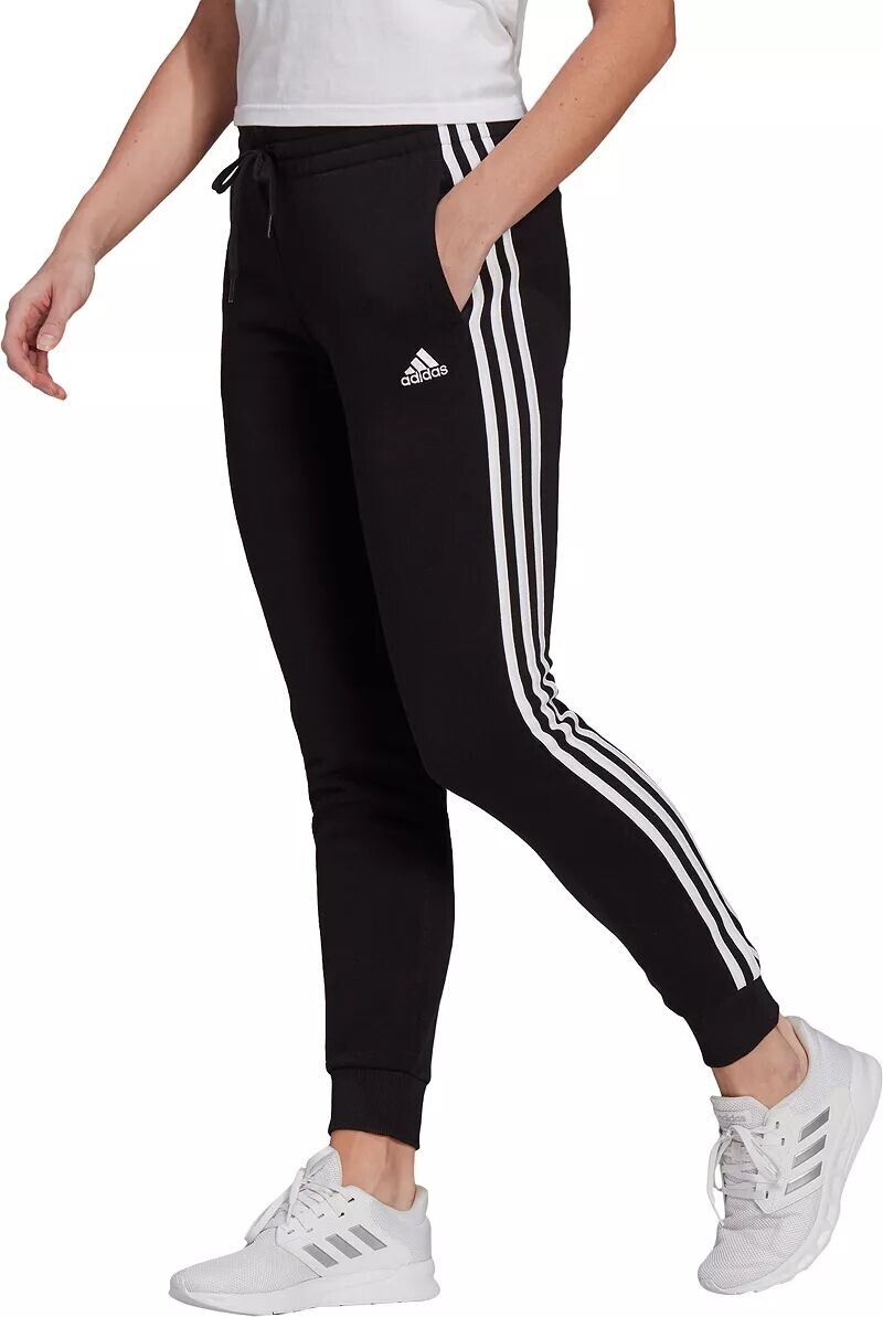 

Женские флисовые брюки с 3 полосками Adidas Essentials