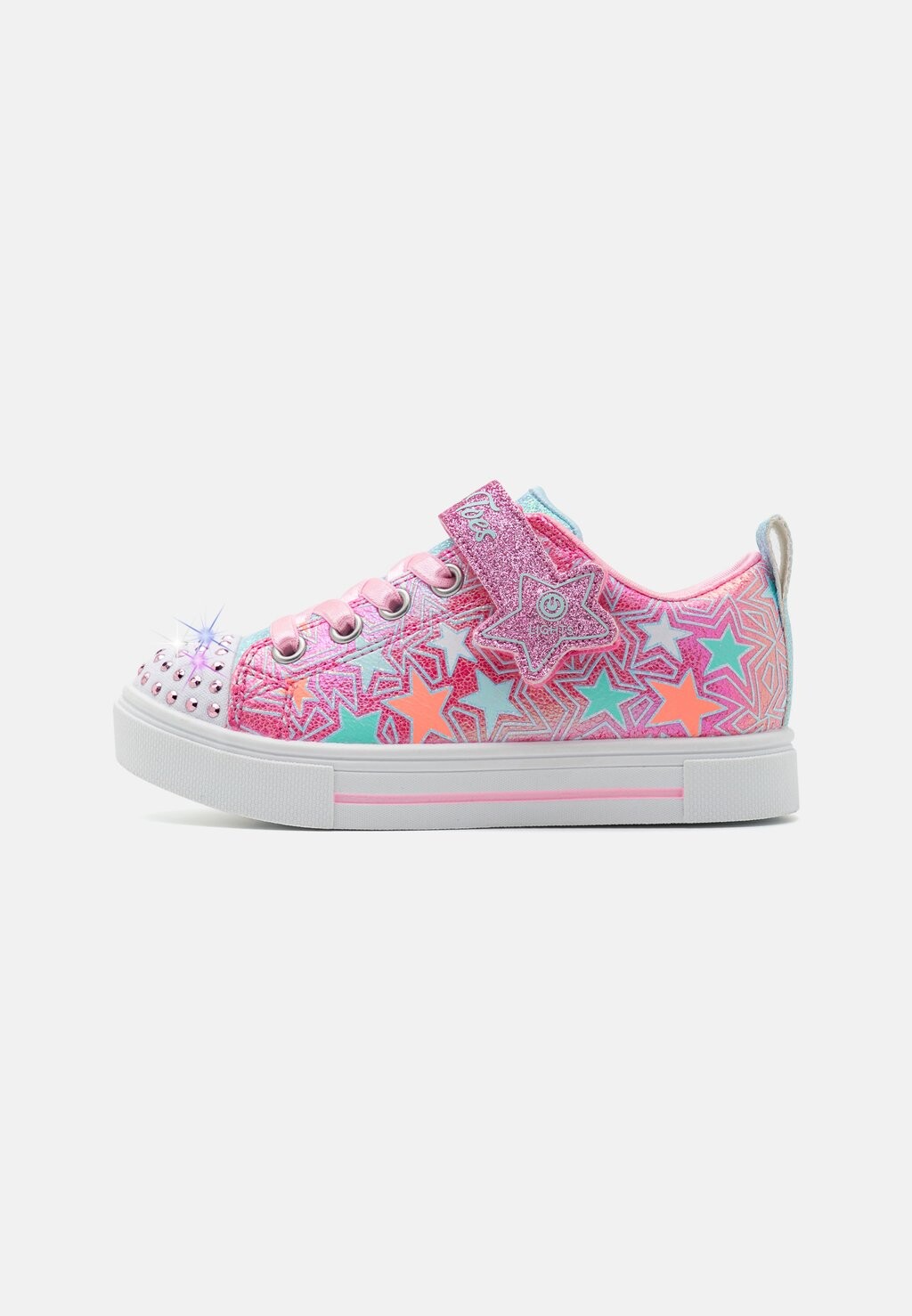 

Низкие кроссовки TWINKLE Sparks Skechers, цвет pink/multi-coloured