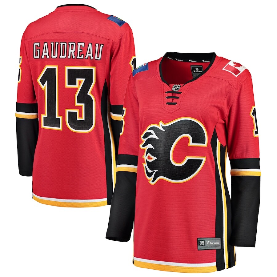 

Джерси Fanatics Branded Calgary Flames, красный