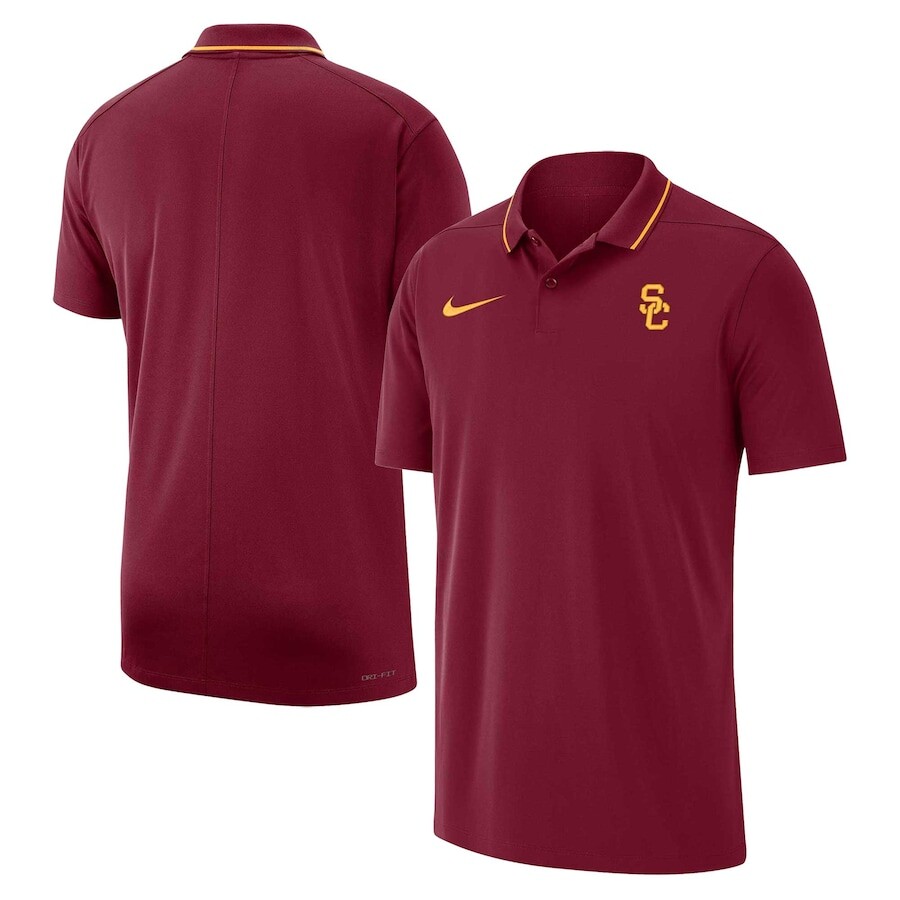 

Поло с коротким рукавом Nike Usc Trojans, кардинал