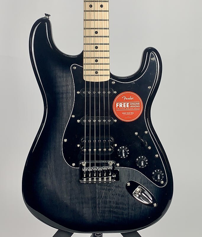 

Электрогитара Squier Affinity Stratocaster FMT HSS Black Burst