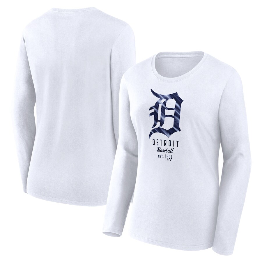 

Футболка с длинным рукавом Fanatics Branded Detroit Tigers, белый