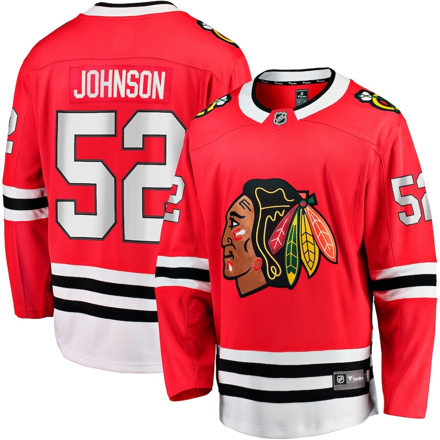 

Джерси Fanatics Branded Chicago Blackhawks, красный
