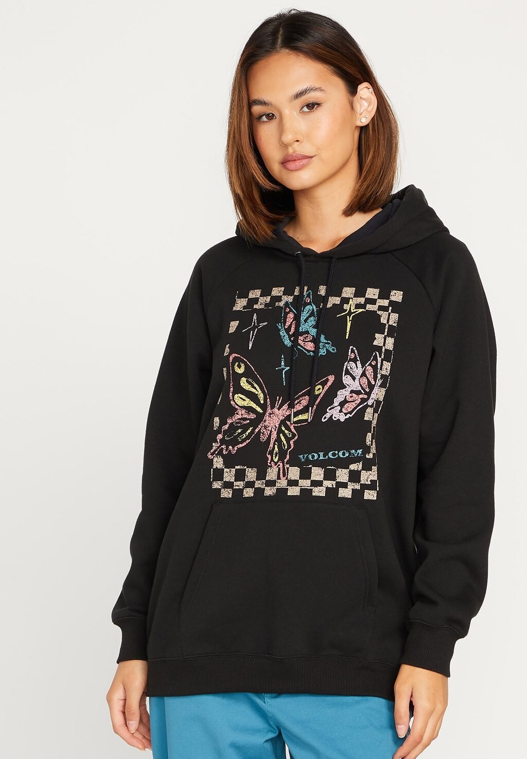 

Толстовка с капюшоном Volcom, черный
