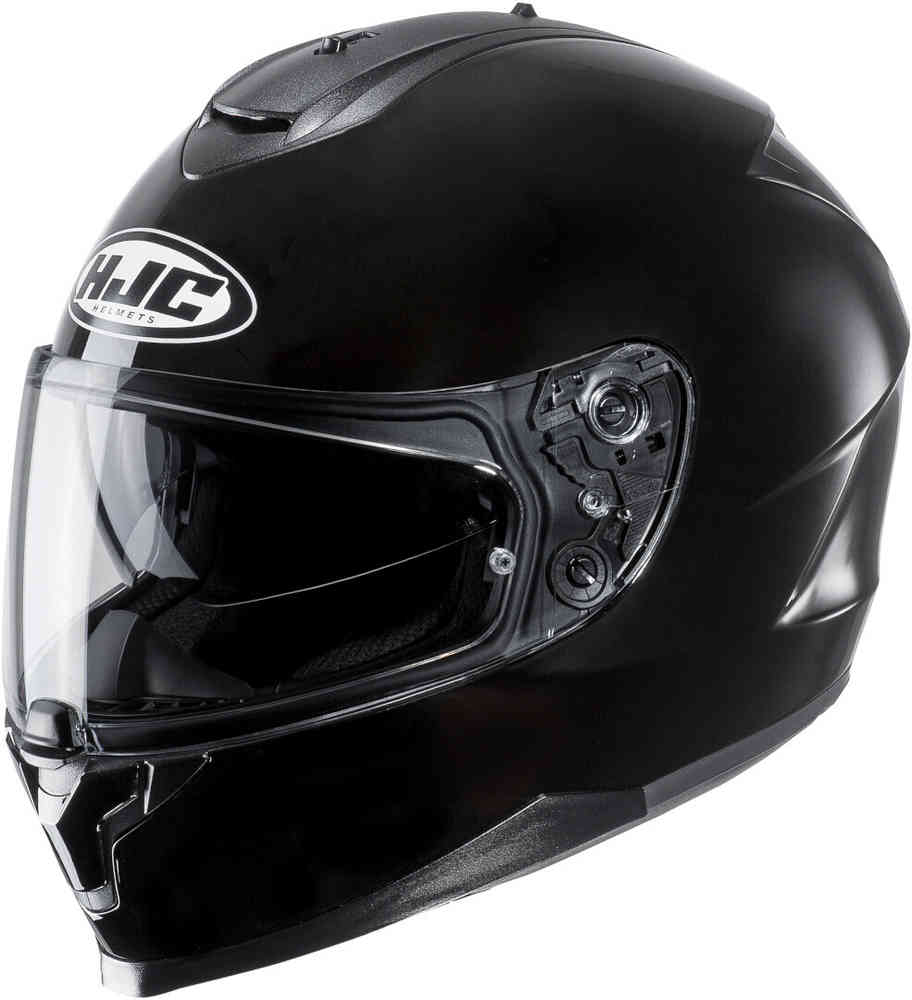 C70N Твердый шлем HJC, черный твердый шлем v60 hjc черный