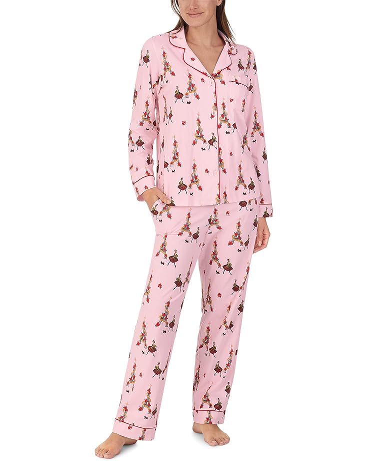 Пижама Bedhead PJs Organic Cotton Long Sleeve Classic, цвет Christmas Chic