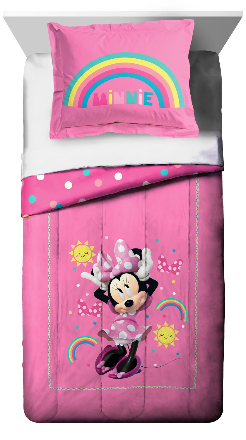 

Детский комплект одеял из микрофибры Minnie Mouse 2 шт, розовый