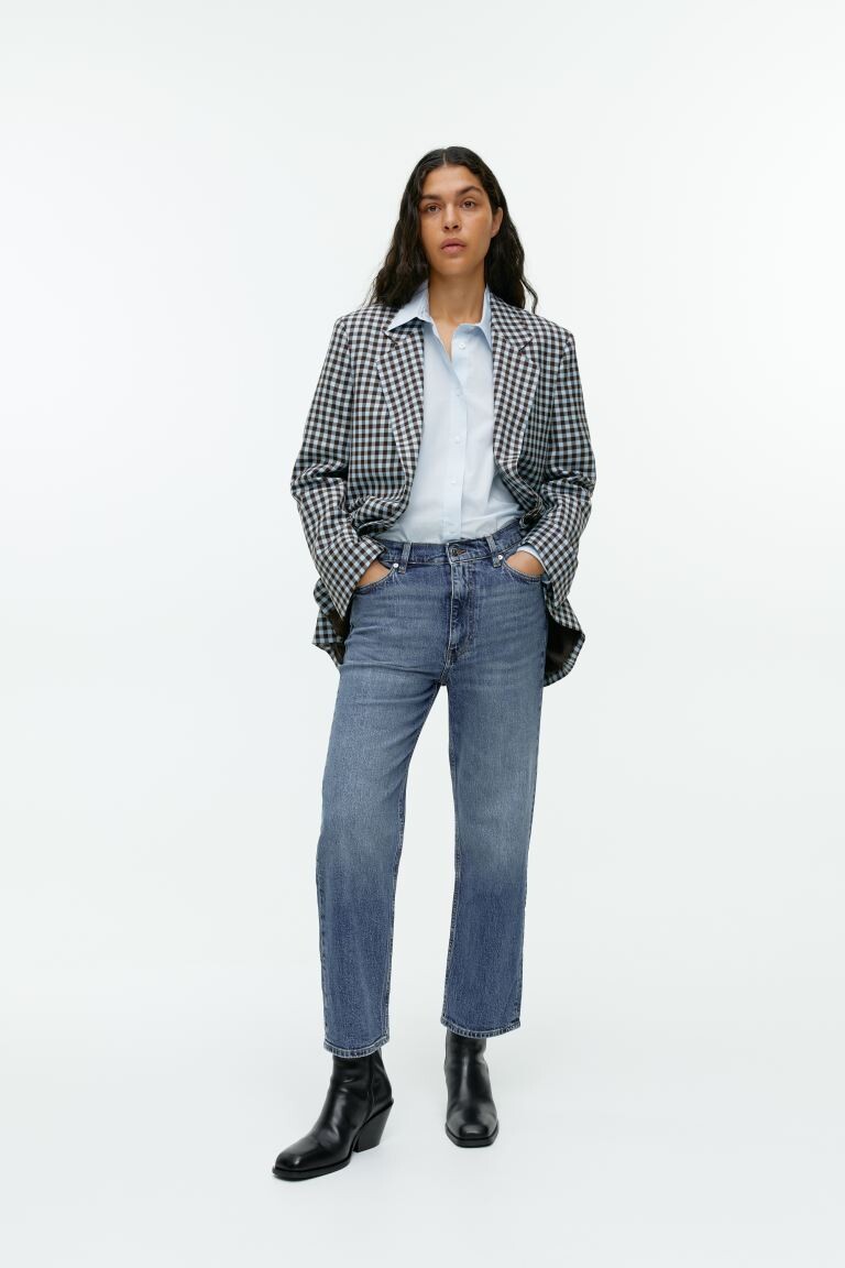 

ROSE CROPPED прямые джинсы стрейч ARKET