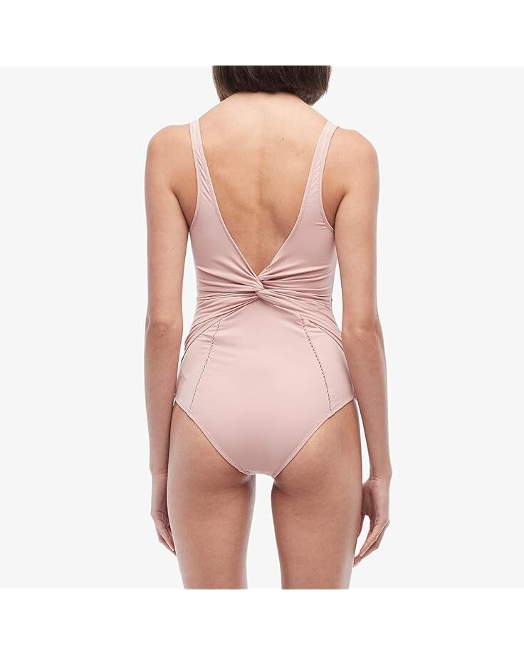 

Купальник Jonathan Simkhai Hawaiian Front Twist One-Piece, нюд