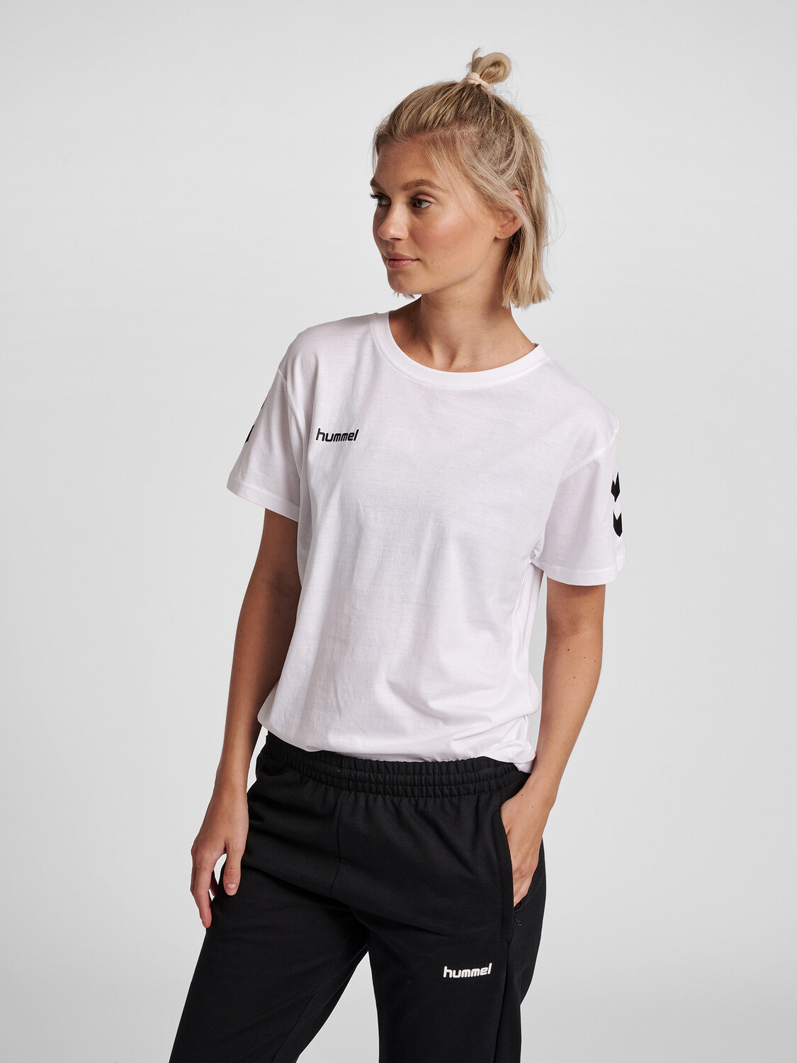 

Футболка Hummel Kurzarm Top aus Baumwolle HMLGO, белый