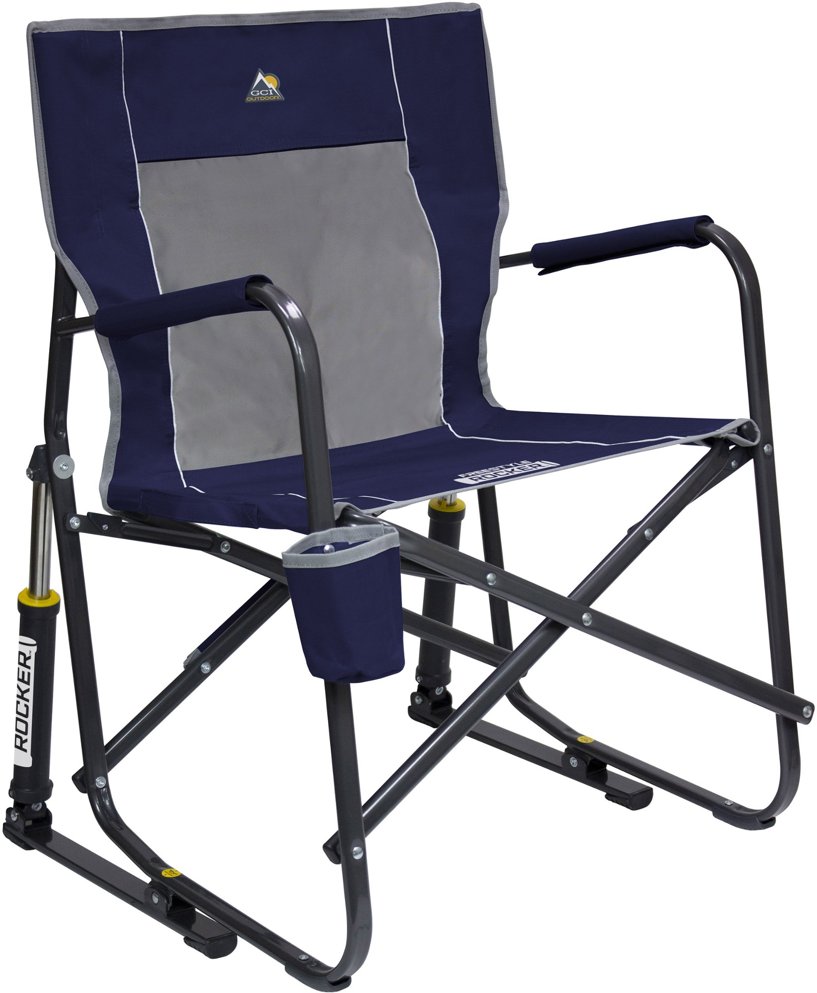 Кресло-качалка для фристайла GCI Outdoor, синий кресло качалка с солнцезащитным козырьком gci outdoor серый