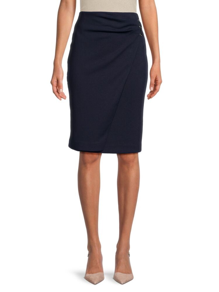 

Драпированная юбка из искусственного запаха Dkny, цвет Classic Navy