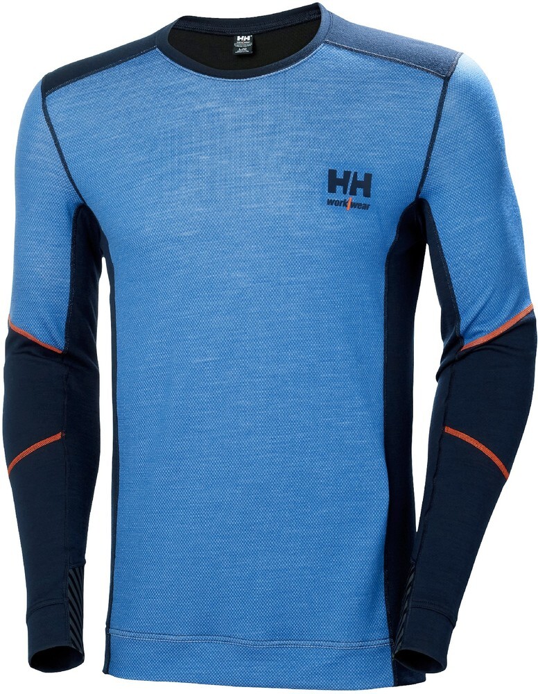 

Лонгслив Helly Hansen Lifa Merino Crewneck, синий